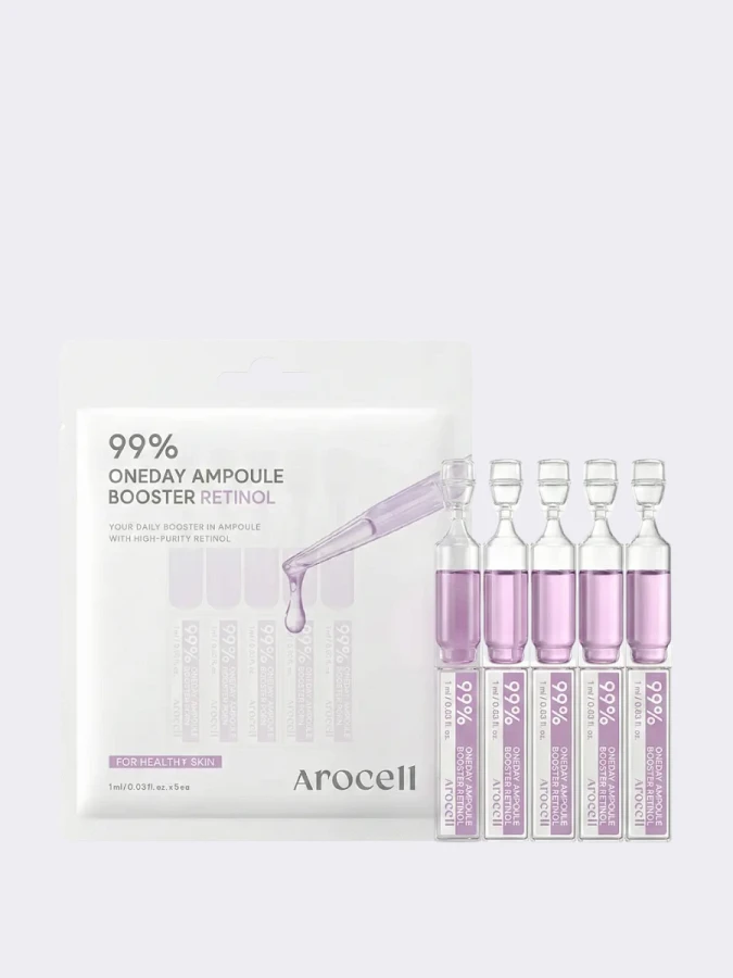 Разглаживающие бустер-ампулы с ретинолом Arocell Oneday Ampoule Booster Retinol