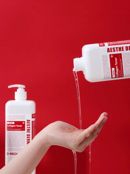 Укрепляющий тонер с морским коллагеном и лактобактериями MEDI-PEEL Red Marine Collagen Toner MAXI 