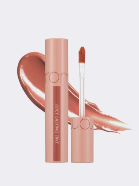 Сочный глянцевый тинт для губ с оттенком мякоти помелло rom&nd Juicy Lasting Tint 22 Pomelo Skin