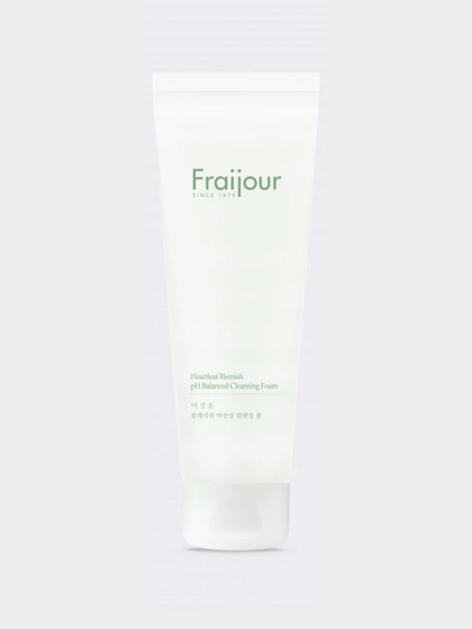 Пенка для умывания с экстрактом хауттюйнии Fraijour Heartleaf Blemish pH Balanced Cleansing Foam