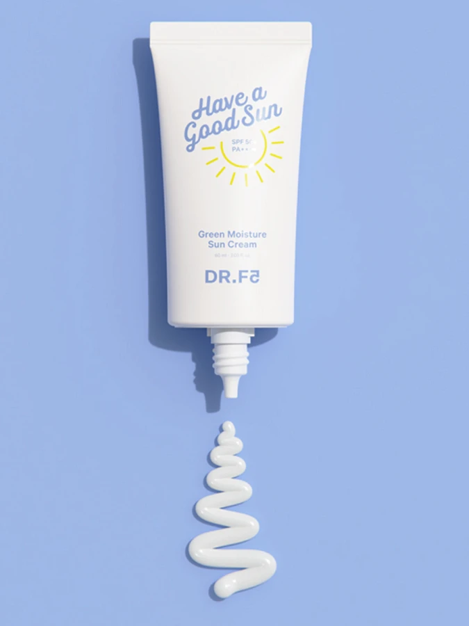 Увлажняющий солнцезащитный крем DR.F5 Green Moisture Sun Cream SPF50+ PA++++