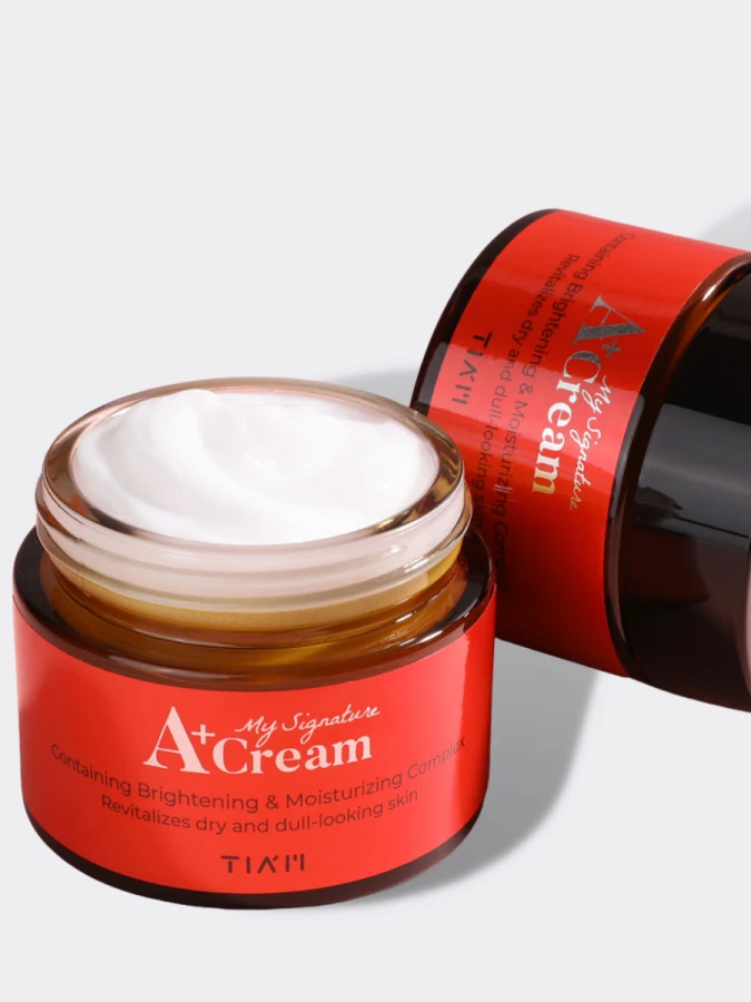 Антиоксидантный крем для лица с витамином С для сияния кожи TIAM My Signature A+ Cream