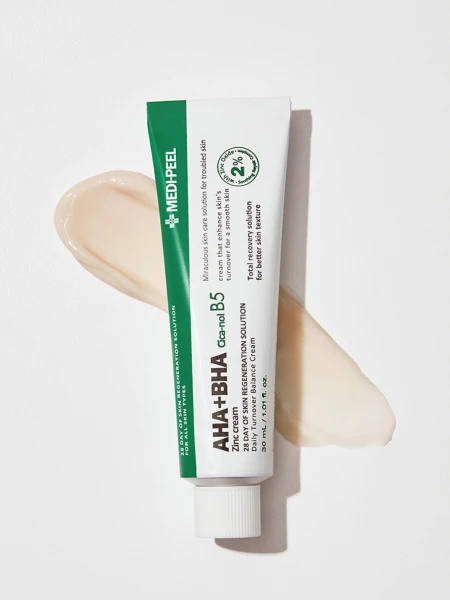 Противовоспалительный крем с комплексом кислот и цинком MEDI-PEEL AHA BHA Zinc Cica-Nol B5 Cream Противовоспалительный крем с комплексом кислот и цинком MEDI-PEEL AHA BHA Zinc Cica-Nol B5 Cream