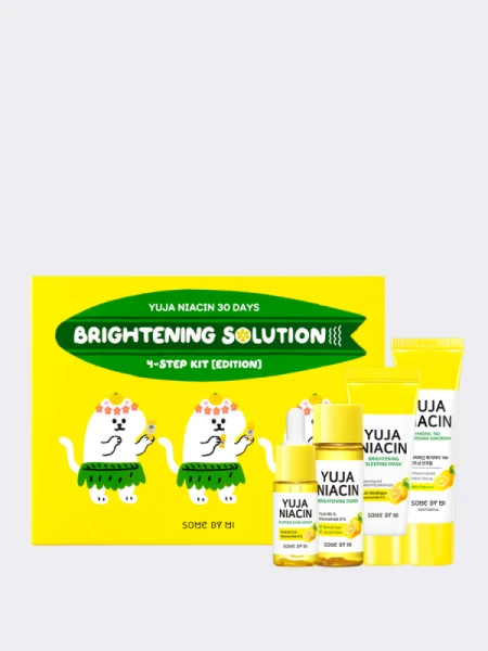 Набор миниатюр для сияния и защиты кожи Some By Mi Yuja Niacin 30Days Brightening Solution 4 Step Kit Набор миниатюр для сияния и защиты кожи Some By Mi Yuja Niacin 30Days Brightening Solution 4 Step Kit