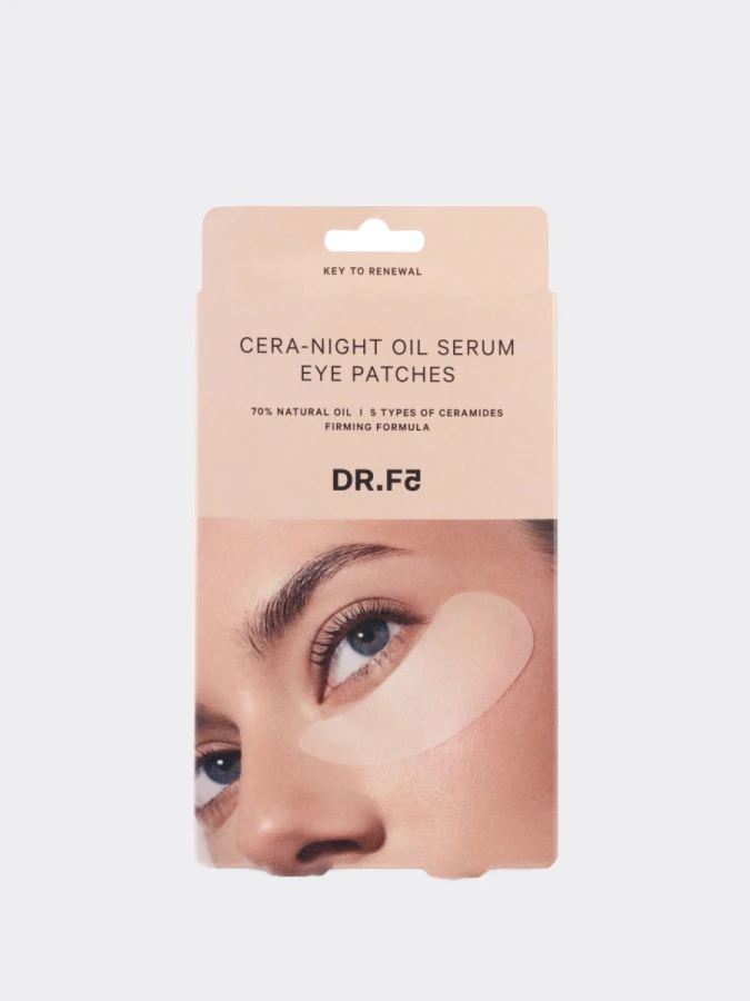 Ночные разглаживающие патчи для век DR.F5 Cera-night Oil Serum Eye Patches