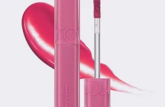 Лёгкий глянцевый тинт в оттенке ягодной ириски rom&nd DEWY·FUL Water Tint 05 Taffy