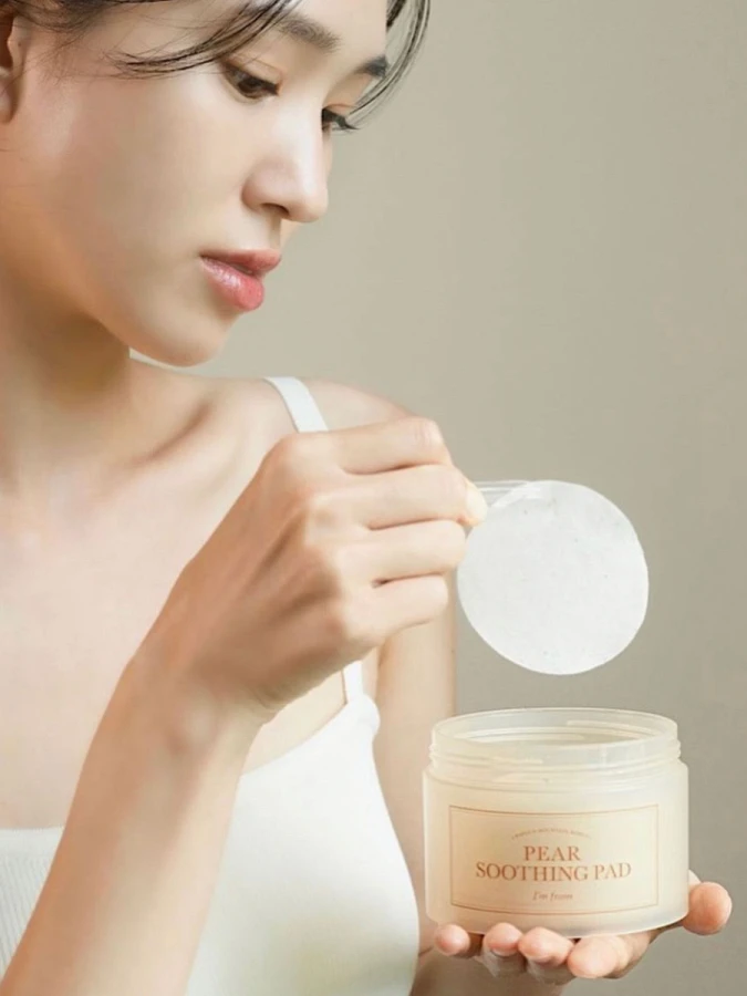 Охлаждающие и успокаивающие тонер-пэды I'm from Pear Soothing Pad