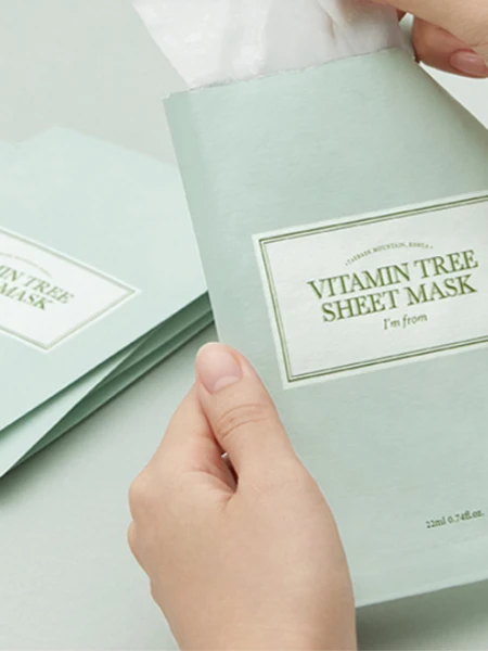 Витаминная тканевая маска с ниацинамидом и витамином С I'm From Vitamin Tree Sheet Mask Витаминная тканевая маска с ниацинамидом и витамином С I'm From Vitamin Tree Sheet Mask