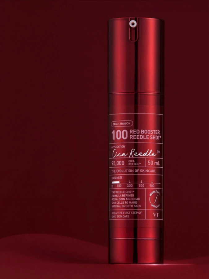 Тонизирующая сыворотка-бустер с растительными экстрактами VT Red Booster Reedle Shot 100
