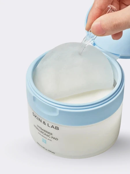 Увлажняющие пэды с гиалуроновой кислотой SKIN&LAB Hybarrier Hyaluronic Pad Увлажняющие пэды с гиалуроновой кислотой SKIN&LAB Hybarrier Hyaluronic Pad