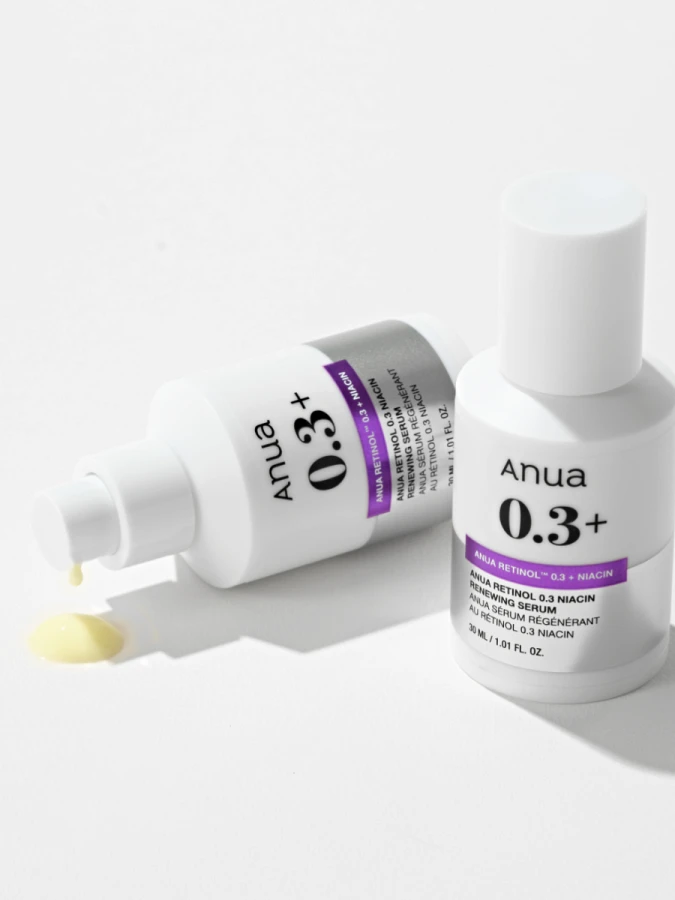 Обновляющая сыворотка с ретинолом и ниацинамидом ANUA Nano Retinol 0.3% + Niacin Renewing Serum