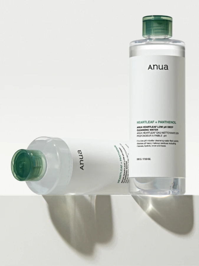 Обновлённая очищающая вода для снятия макияжа с экстрактом хауттюйнии ANUA HeartLeaf Low PH Deep Cleansing Water Обновлённая очищающая вода для снятия макияжа с экстрактом хауттюйнии ANUA HeartLeaf Low PH Deep Cleansing Water
