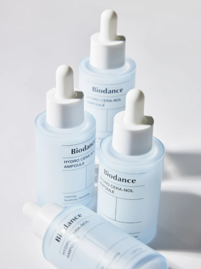 Увлажняющая сыворотка для лица с гиалуроновой кислотой и пантенолом Biodance Hydro Cera-nol Ampoule