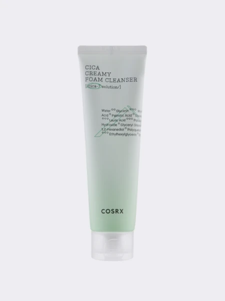 Кремовая пенка для чувствительной кожи TRAVEL Cosrx Cica Creamy Foam Cleanser Кремовая пенка для чувствительной кожи TRAVEL Cosrx Cica Creamy Foam Cleanser