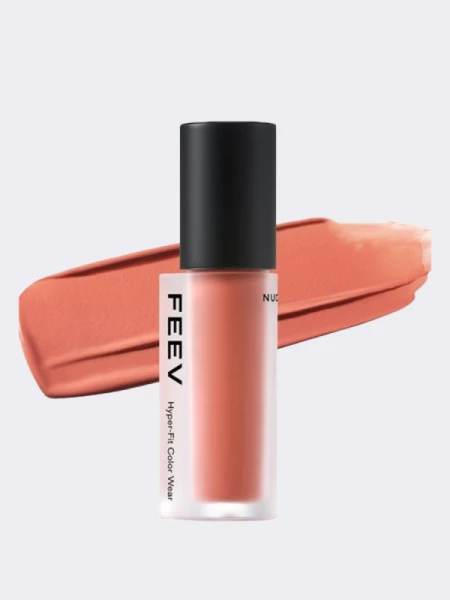 Вельветовый тинт для губ FEEV Hyper-Fit Color Wear Nude Me Up