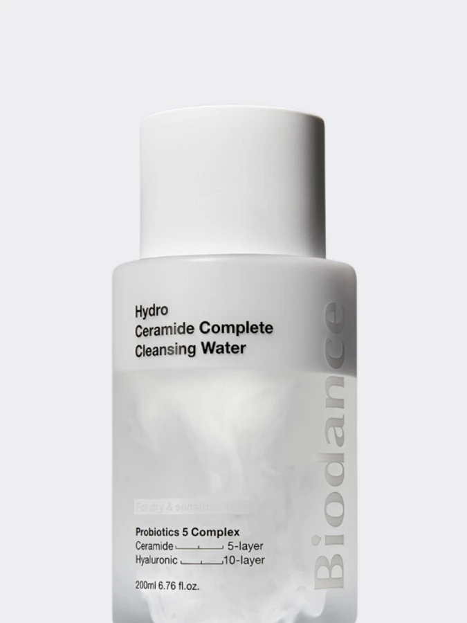 Мягкая очищающая вода для снятия макияжа Biodance Hydro Ceramide Complete Cleansing Water