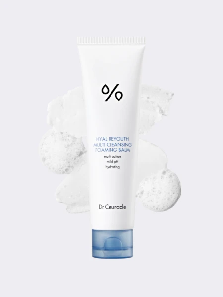 Гидрофильный бальзам-пенка для умывания с гиалуроновой кислотой Dr.Ceuracle Hyal Reyouth Cleansing Balm