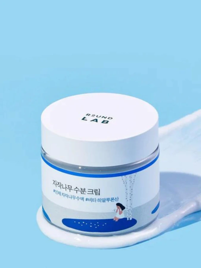 Успокаивающий крем для лица с берёзовым соком Round Lab Birch Juice Moisturizing Cream