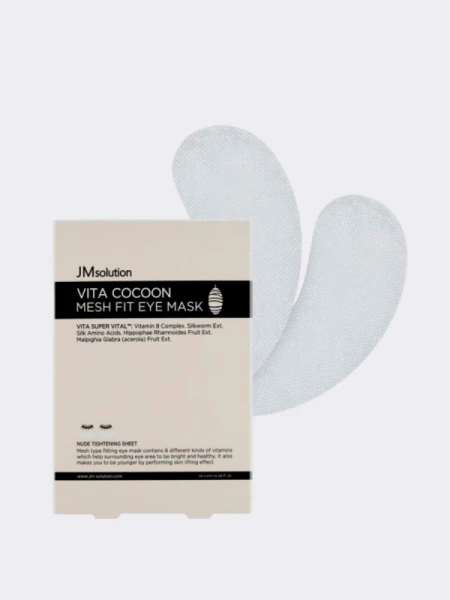 Лифтинг патчи для век с экстрактом шелкопряда JMSolution Vita Cocoon Mesh Fit Eye Mask Лифтинг патчи для век с экстрактом шелкопряда JMSolution Vita Cocoon Mesh Fit Eye Mask