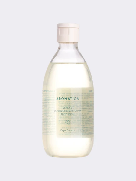 Гель для душа с лавандой и майораном Aromatica Serene Body Wash Lavender & Marjoram Гель для душа с лавандой и майораном Aromatica Serene Body Wash Lavender & Marjoram