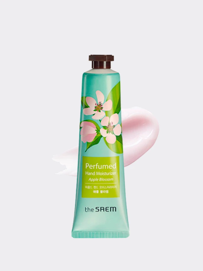 Парфюмированный крем для рук с ароматом яблоневых цветов The Saem Perfumed Hand Moisturizer Apple Blossom