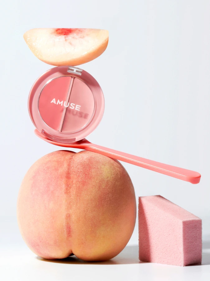 Многофункциональный бальзам-румяна для губ и щёк AMUSE Lip & Cheek Healthy Balm 01 Boksoonga Balm