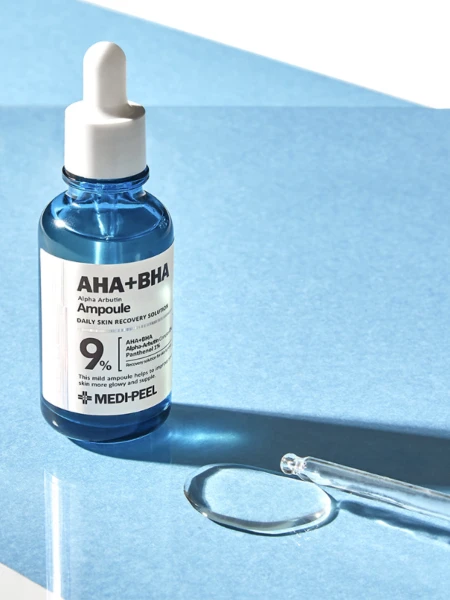 Отшелушивающая ампульная сыворотка с арбутином и кислотами MEDI-PEEL AHA BHA Alpha Arbutin Ampoule Отшелушивающая ампульная сыворотка с арбутином и кислотами MEDI-PEEL AHA BHA Alpha Arbutin Ampoule