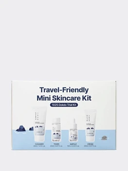 Дорожный набор для ухода за кожей с морской водой Round Lab 1025 Dokdo Trial Kit