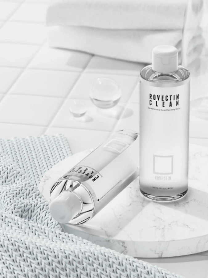Жидкость для снятия макияжа ROVECTIN Clean Micellar Marine Deep Cleansing Water