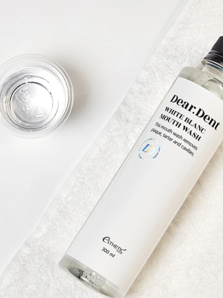 Очищающий ополаскиватель для полости рта с розмарином Esthetic House Dear.Dent White Blanc Mouth Wash Очищающий ополаскиватель для полости рта с розмарином Esthetic House Dear.Dent White Blanc Mouth Wash