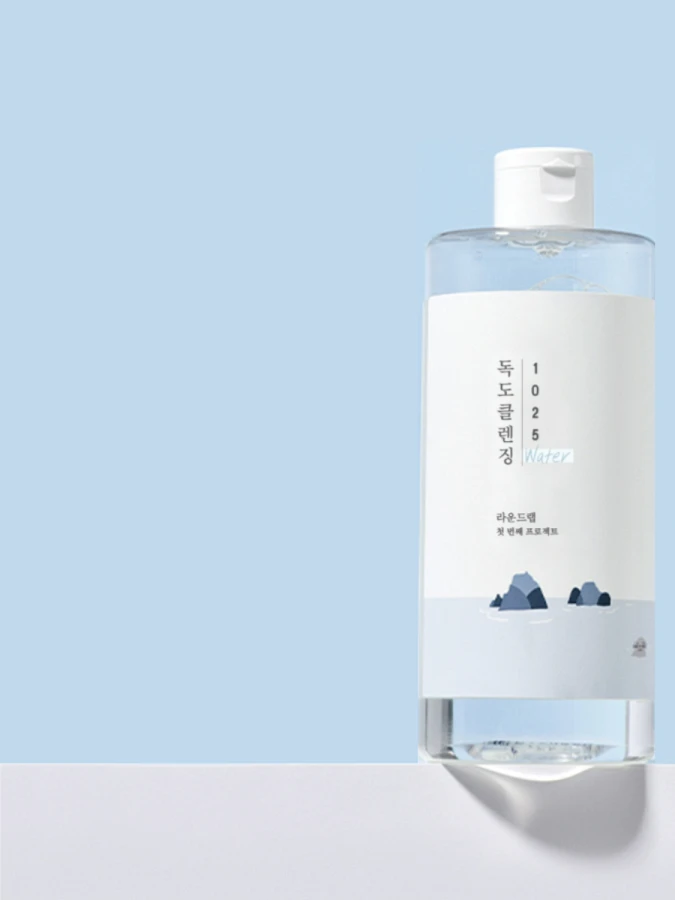 Очищающая вода для снятия макияжа с морской водой Round Lab 1025 Dokdo Cleansing Water
