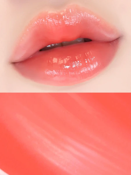 Глянцевый пигмент для губ AMUSE Dew Tint 01 La Vie En Coral