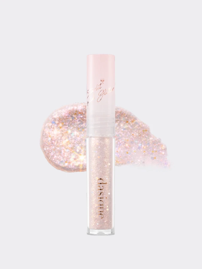 Жидкие декоративные блёстки для век Dasique Starlit Jewel Liquid Glitter #04 Rose Quartz