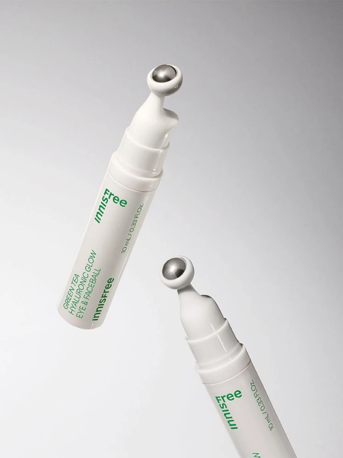 Сыворотка-роллер для кожи вокруг глаз с экстрактом зеленого чая innisfree Green Tea Hyaluronic Glow Eye & Face Ball