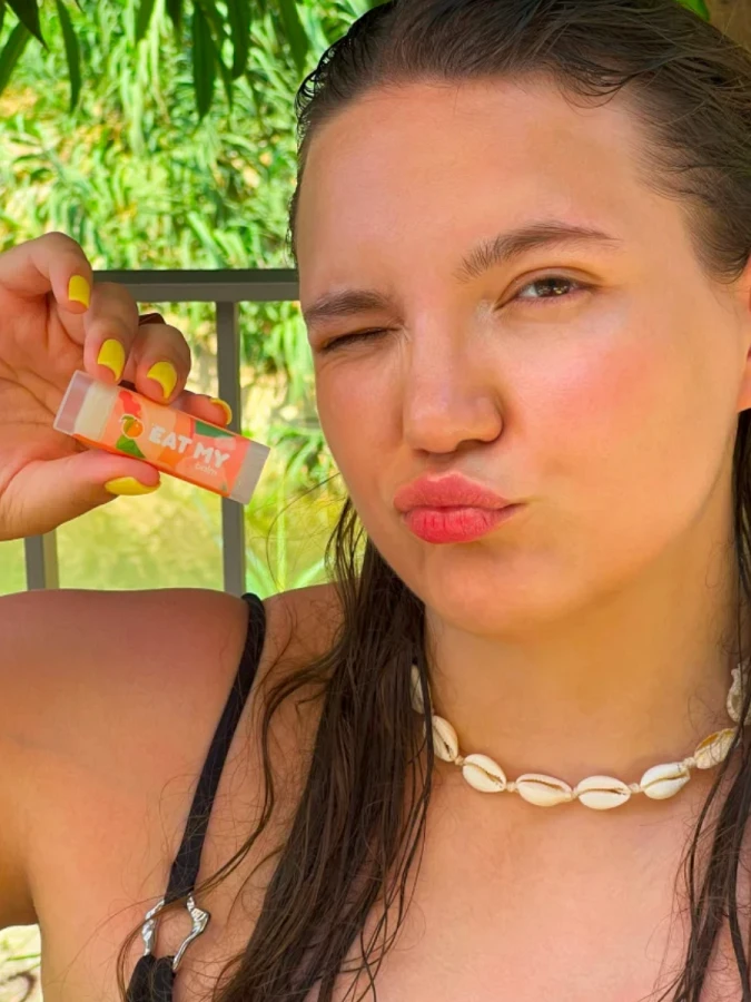 Бальзам для губ с ароматом "Персиковый мохито" EAT MY BALM Aftersun Peach Mojito