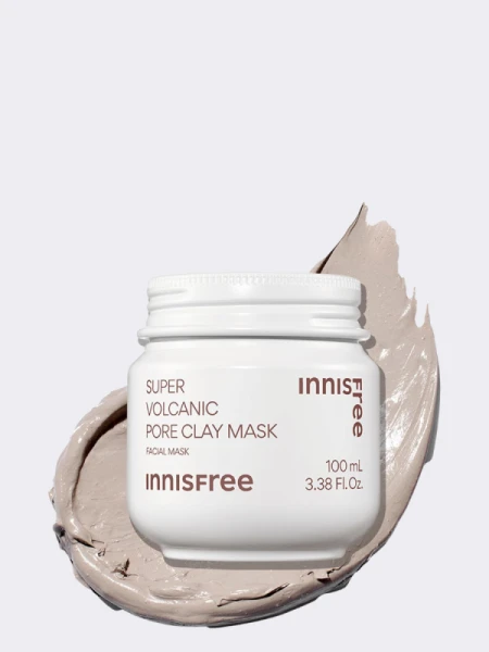 Глиняная маска для сужения пор с вулканическим пеплом innisfree Super Volcanic Pore Clay Mask