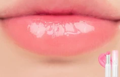 Оттеночный бальзам для губ в оттенке лепестков пиона rom&nd Glasting Melting Balm 09 Peonies