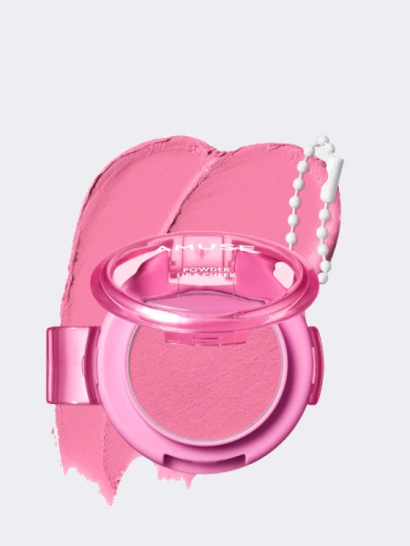 Вельветовый пигмент для губ и щёк AMUSE Powder Lip & Cheek 09 Love Potion