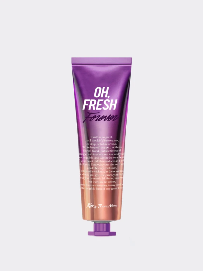 Крем для рук с ароматом ириса Kiss by Rosemine Fragrance Hand Cream Oh, Fresh Forever