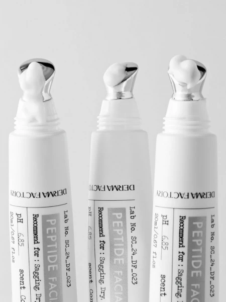 Укрепляющий крем для лица и век с комплексом секольджи Derma Factory Peptide Facial and Eye Cream