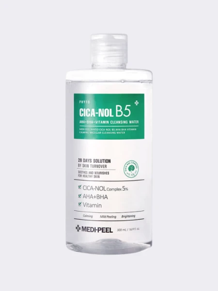 Мицеллярная вода для снятия макияжа MEDI-PEEL Phyto Cica-Nol B5 AHABHA Vitamin Calming Cleansing Water Мицеллярная вода для снятия макияжа MEDI-PEEL Phyto Cica-Nol B5 AHABHA Vitamin Calming Cleansing Water