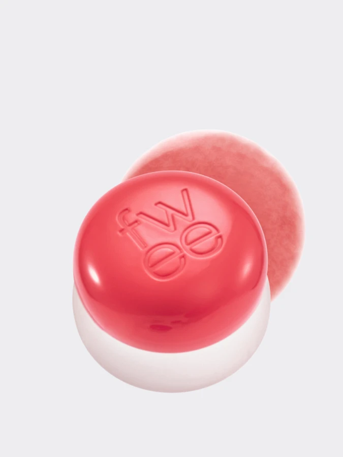 Оттеночное суфле для губ и щёк fwee Lip&Cheek Blurry Pudding Pot CR04 Seventeen