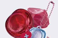 Набор: Оттеночное желе для губ и щёк + брелок fwee Lip&Cheek Glowy Jelly Pot JC03 Juicy Punch Keyring Set