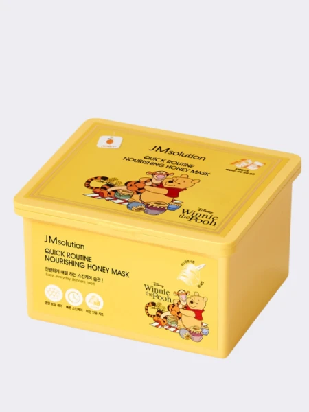 Набор питательных тканевых масок для лица с мёдом и прополисом JMSolution Quick Routine Nourishing Honey Mask Набор питательных тканевых масок для лица с мёдом и прополисом JMSolution Quick Routine Nourishing Honey Mask
