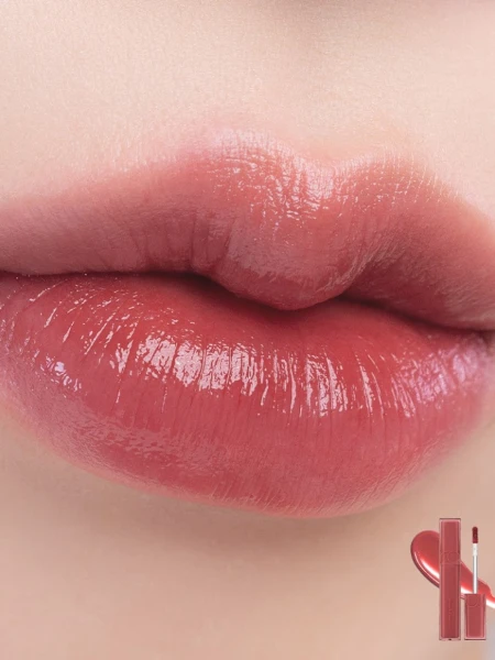 Лёгкий глянцевый тинт в оттенке розовых лепестков rom&nd DEWY·FUL Water Tint 03 If Rose