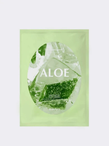 Охлаждающая тканевая маска для лица с экстрактом алоэ Ma:nyo Factory Aloe Cooling Mask Охлаждающая тканевая маска для лица с экстрактом алоэ Ma:nyo Factory Aloe Cooling Mask