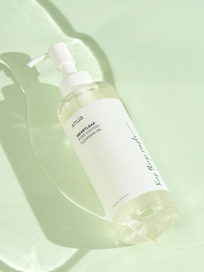 Очищающее гидрофильное масло с экстрактом хауттюйнии ANUA Heartleaf Pore Control Cleansing Oil
