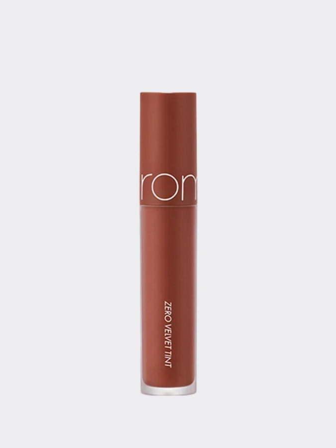 Вельветовый пигмент с матовым финишем красно-ореховом оттенке rom&nd Zero Velvet Tint 28 Spicy Nut