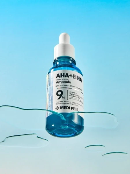 Отшелушивающая ампульная сыворотка с арбутином и кислотами MEDI-PEEL AHA BHA Alpha Arbutin Ampoule Отшелушивающая ампульная сыворотка с арбутином и кислотами MEDI-PEEL AHA BHA Alpha Arbutin Ampoule