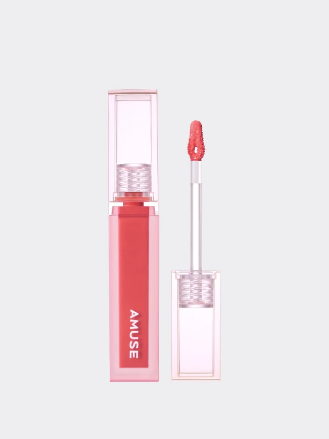 Глянцевый пигмент для губ AMUSE Dew Tint 01 La Vie En Coral